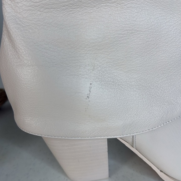 Jessica Simpson Womens Coulton Fold-Over Ankle Boots Sz 11 Color Chalk - Picture 7 of 11